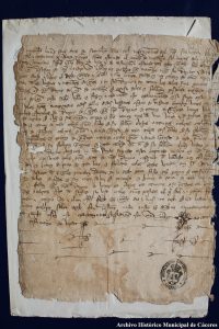 Exp. 25 Montánchez, 10 de Septiembre de 1385