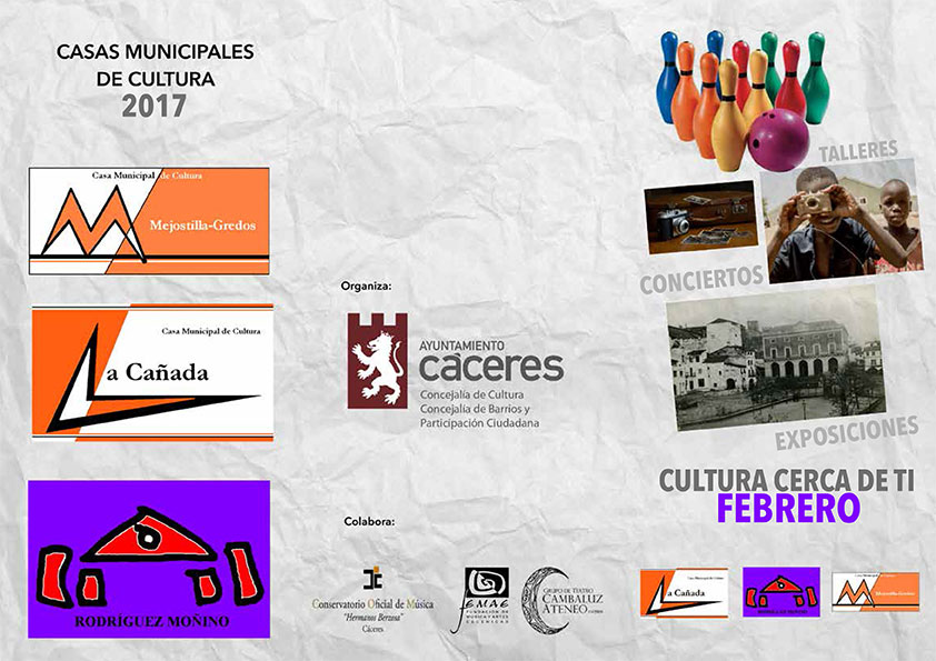 Actividades - Casas de Cultura Cáceres
