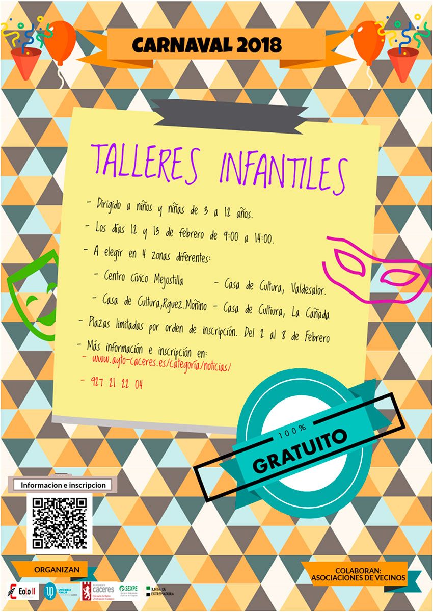 Taller Carnavales 2018