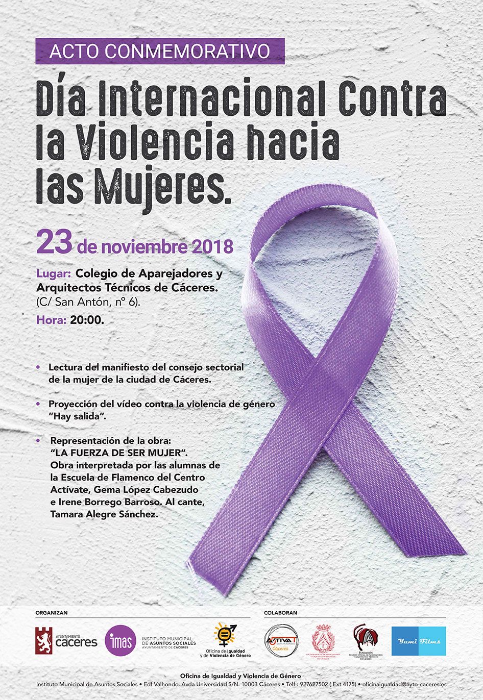 Día Internacional de la Eliminación de la Violencia hacia las Mujeres