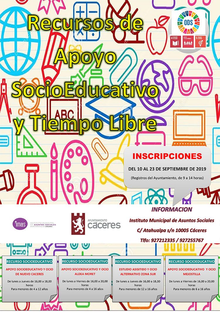 recursos socioeducativos del IMAS.