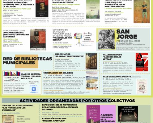 Agenda Cultural Abril 2021