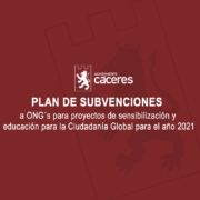 SUBVENCIONES A ORGANIZACIONES NO GUBERNAMENTALES