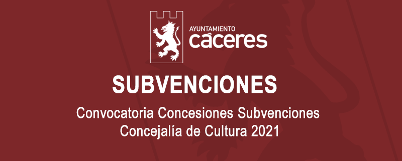 Subvenciones Cultura 2021