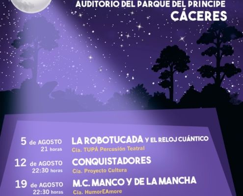 Cartel Muestra de Teatro Bajo las Estrellas