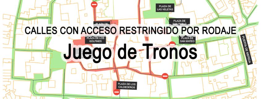 Acceso restringido por rodaje