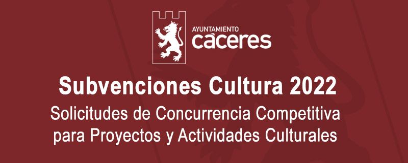 Subvenciones Cultura 2022