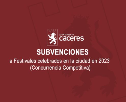 Festivales celebrados en la ciudad en 2023 (Concurrencia Competitiva)