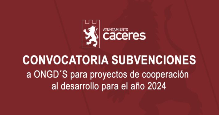 para proyectos de cooperación al desarrollo para el año 2024
