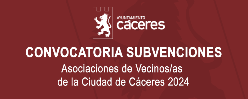 SUBVENCIONES: ASOCIACIONES DE VECINOS