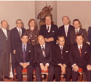Corporación municipal de Alfonso Díaz de Bustamante y Quijano (1 febrero 1976)