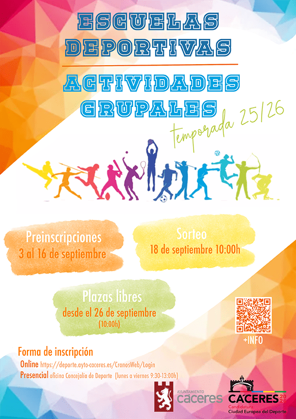 Cartel Actividades Grupales 25-26