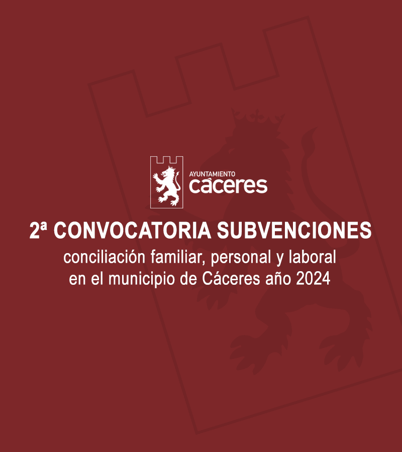 2 CONVOCATORIA SUBVENCIONES - Conciliación familiar