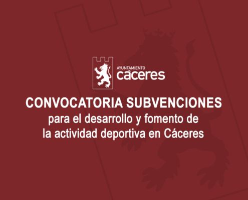 CONVOCATORIA SUBVENCIONES ACTIVIDADES DEPORTIVAS