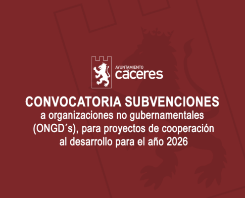 subvenciones a organizaciones no gubernamentales (ONGD´s), para proyectos de cooperación al desarrollo para el año 2026