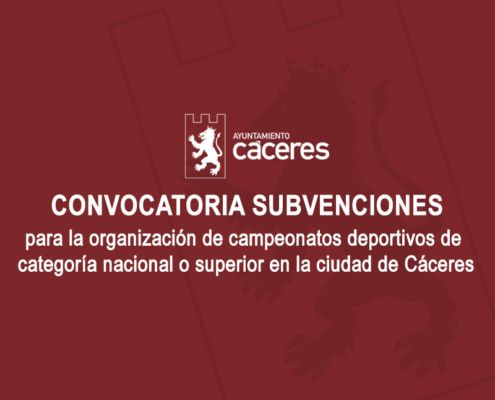CONVOCATORIA SUBVENCIONES campeonatos deportivos