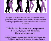 V Jornadas de autoprotección personal para mujeres
