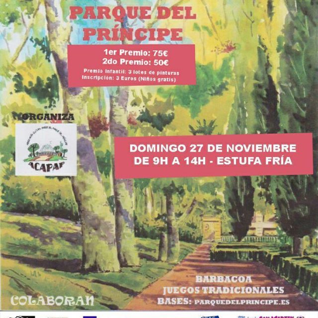 VII Concurso de pintura aire libre “PARQUE DEL PRÍNCIPE”