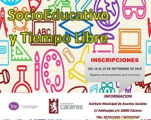 Recursos Socioeducativos para menores en la Ciudad. Curso 2019 – 2020