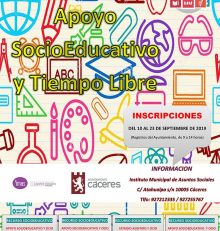 Recursos Socioeducativos para menores en la Ciudad. Curso 2019 – 2020