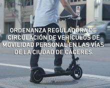 Proceso participativo: Ordenanza Reguladora de Circulación de Vehículos de Movilidad personal en la Vías de la Ciudad de Cáceres