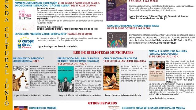 Agenda Cultural – Junio 2019