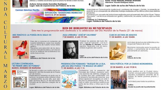 Agenda Cultural – Marzo 2019