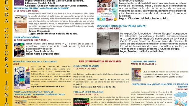 Agenda Cultural – junio 2018