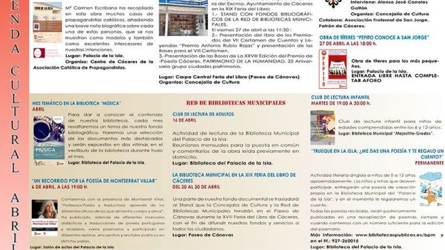 Agenda Cultural – abril 2018
