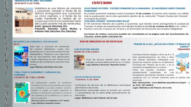Agenda Cultural – mayo 2018
