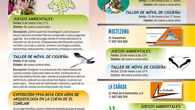 Agenda Cultural – marzo 2018