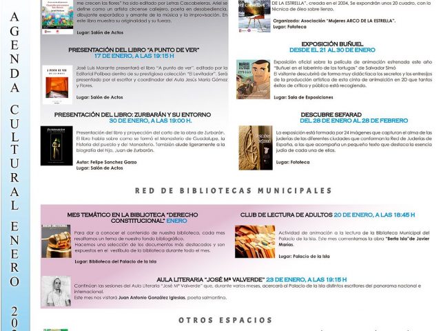 Agenda Cultural – enero 2020